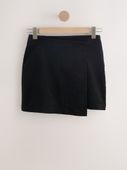 NEXT Spodnica Corduroy Mini Wrap czarny R40