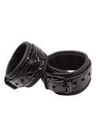 Kajdanki-Sinful Wrist Cuffs Black