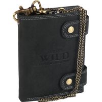Męski skórzany portfel z łańcuchem od Always Wild