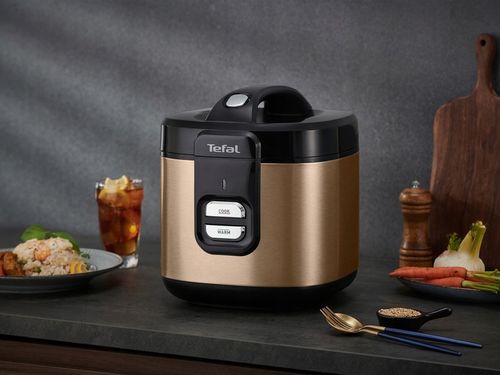 Multicooker ryżowar TEFAL Coppertinto garnek elektryczny 700W 2l na Arena.pl