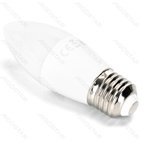 Żarówki LED C37 E27 14W 3000K 2 sztuki w blistrze do salonu energiooszczędne