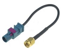 2 x Złącze adapter antenowe GPS SMA GNIAZDO -- > FAKRA