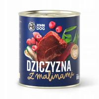 John Dog Berry Line Dziczyzna z malinami 6x800g