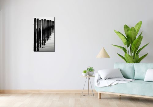 Obraz 40x70cm Rytm Wody i Drewna na Arena.pl