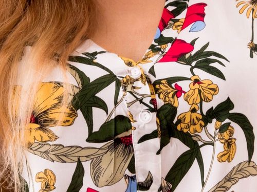 Stylowa Zjawiskowa Zwiewna BLUZKA Modny Wzór na Arena.pl