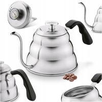 CZAJNIK na GAZ TERMOMETREM KONEWKA Srebrny INDUKCJA Konighoffer Barista 1 L