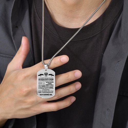 NIEŚMIERTELNIK PREZENT dla ŻOŁNIERZA grawer PAMIĄTKA PRZYSIĘGI WOJSKOWEJ na Arena.pl