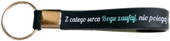 Brelok silikonowy - Z całego serca Bogu zaufaj ...