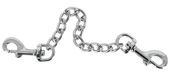 Metalowy łańcuszek z karabińczykami 15 cm