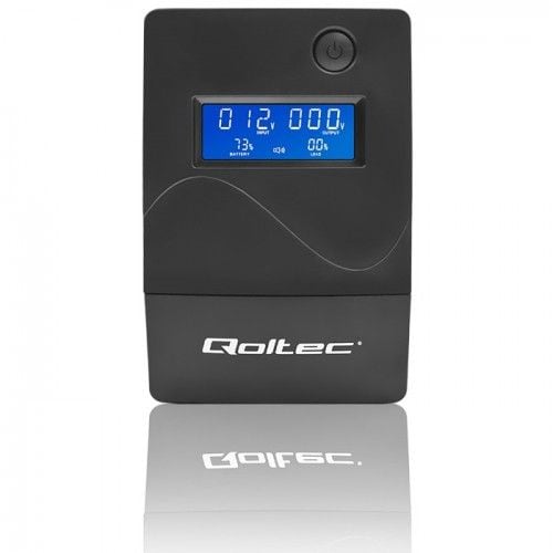 UPS Qoltec Monolith (650VA/360W, 2xSchuko, USB, LCD, AVR) na Arena.pl