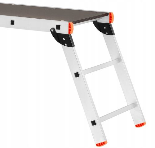 Podest roboczy aluminiowy składany platforma składana HIGHER - 2,48m na Arena.pl