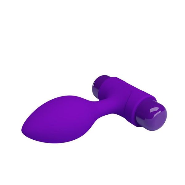 Pretty Love -Vibra Butt Plug Purple zdjęcie 4