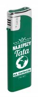 Zapalniczka gazowa z nadrukiem uv prezent twój napis na dzień taty ojca