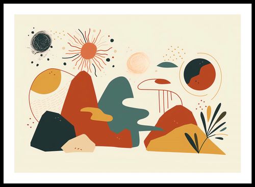 Plakat 66,5x46,5cm Kosmos Barw na Arena.pl