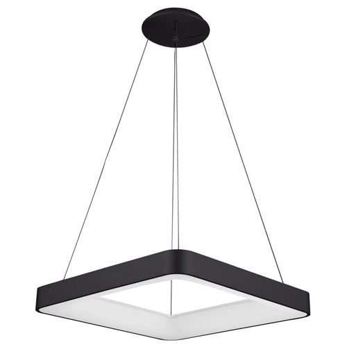 LAMPA wisząca GIACINTO 5304-850SQP-BK-3 Italux kwadratowa OPRAWA metalowy zwis LED 50W 3000K ramka square czarna na Arena.pl