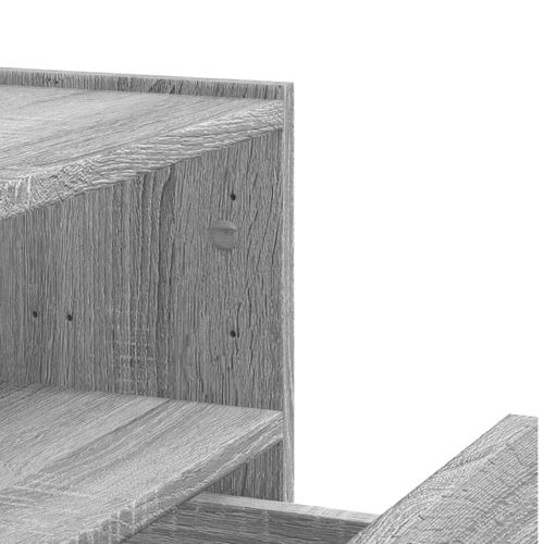 Wisząca szafka nocna, szary dąb sonoma, 45x30x35 cm na Arena.pl