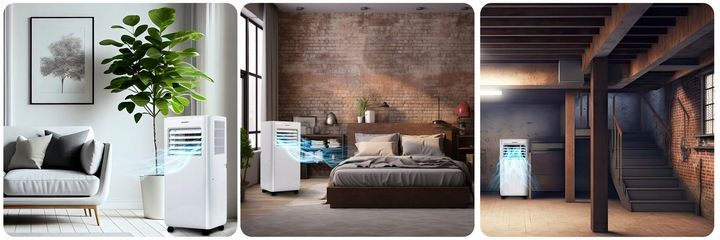 Klimatyzator Przenośny 2,9kW WiFi Osuszacz 40m2 26l BD-580 zdjęcie 11