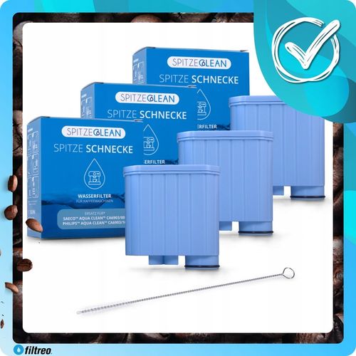 3x filtr wody zamiennik do ekspresu philips saeco + szczoteczka na Arena.pl
