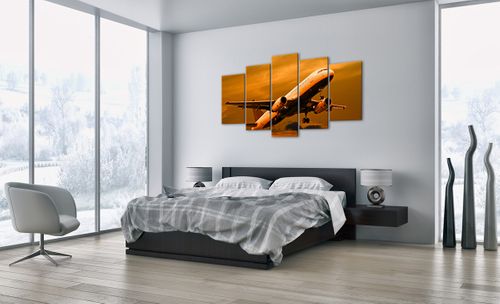 Obraz Na Płótnie - Samolot Start - 160X85 Cm - Ea160X85-0368 na Arena.pl