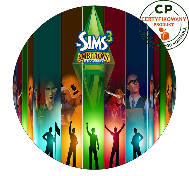 Opłatek na tort Sims zdjęcie 1