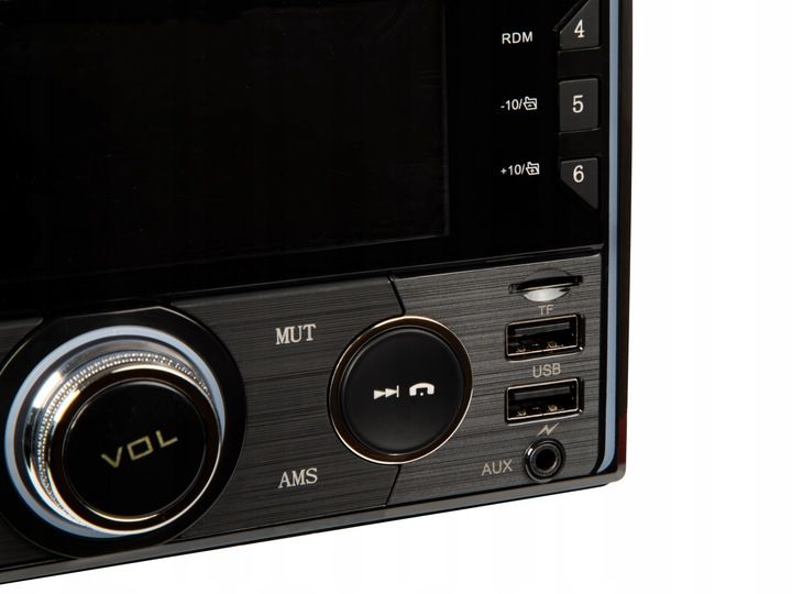 RADIO SAMOCHODOWE 2-DIN BLUETOOTH USB SD RDS LCD RGB MIKROFON PILOT zdjęcie 10