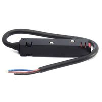 Zasilająca końcówka Komatsu 6526 Shilo do szyny magnetycznej czarna