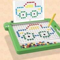 2 x Tablica Magnetyczna dla Dzieci Montessori MagPad Dinozaur Klocki DinoBo