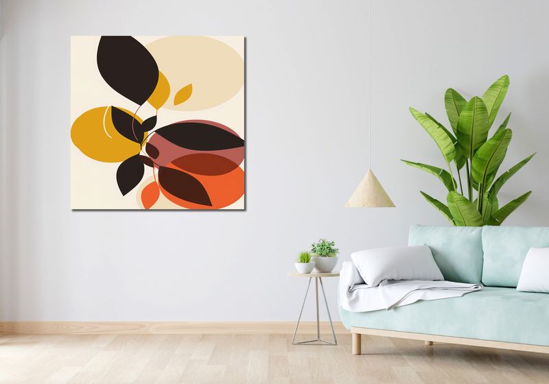 Obraz 100x100cm Impresja Jesieni zdjęcie 2