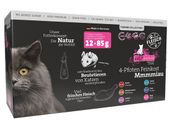 Zdrowa karma dla kotów Catz Finefood Purrrr I mix smaków - 70% MIĘSO 12x85g