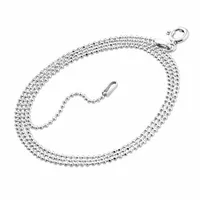 KULECZKA srebrny ŁAŃCUSZEK kulkowy SREBRO 925 40cm
