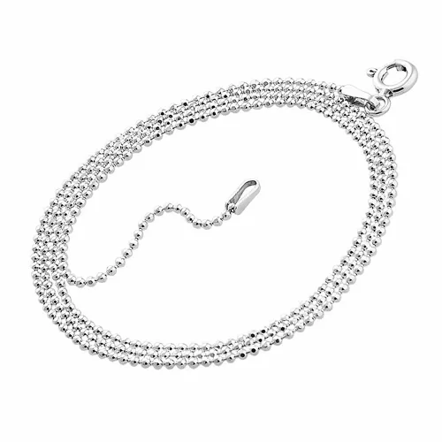 KULECZKA srebrny ŁAŃCUSZEK kulkowy SREBRO 925 40cm na Arena.pl