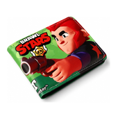 Mr. Suave Lion | 13 cm | Eko-Skóra | Portfel Gamingowy | Brawl Stars
