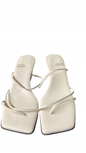 Jeffrey campbell sandały BIAŁY R39 na Arena.pl