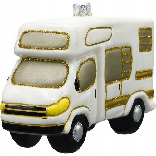 Bombka choinkowa ręcznie malowana - Kamper na Arena.pl