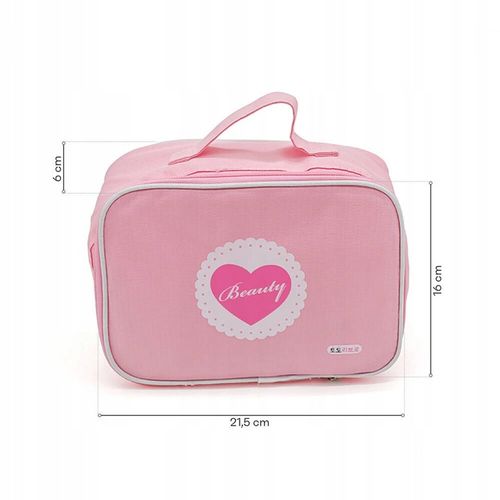 Zestaw do makijażu kosmetyczka dla dzieci toaletka walizka lustro Kinderlly na Arena.pl