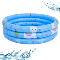 Basen dmuchany SUNCLUB niebieski 100x30 cm dla dzieci ogrodowy 148l PVC