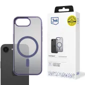 Etui 3mk Frosty MagCase na Apple iPhone 16E - fioletowe