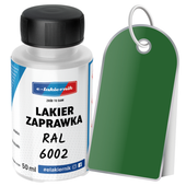 lakier zaprawkowy zaprawka samochodowy ral 6002 zielony liść połysk 50 ml