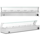 bemar podgrzewacz do potraw bufet grzewczy z osłoną 5 x gn 1/2 2000 w