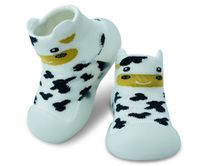 Buciki do nauki chodzenia i raczkowania bawełniane białe r. 20/21 2w1