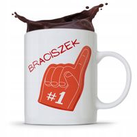 Kubek Prezent Dla Brata Braciszek Numer Jeden Z Nadrukiem Ze Zdjęciem