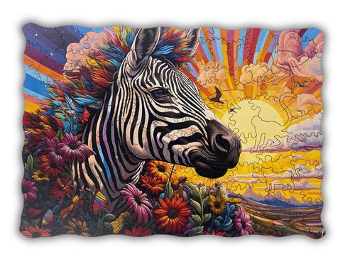 Puzzle Drewniane dla dzieci i dorosłych ColorfullZebra Zebra 200 el na Arena.pl