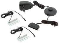 KPL.2x Klips PCV LED do szklanej półki +zasilacz