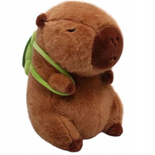 MASKOTKA KAPIBARA Z PLECAKIEM ŻÓŁW PLUSZAK DUŻY XXL 40CM PLUSZOWY MIŚ na Arena.pl