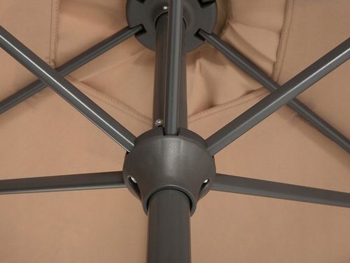 Parasol ogrodowy 270 cm brązowoszary na Arena.pl