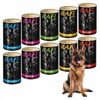 DOLINA NOTECI RAFI CLASSIC mokra karma PUSZKI DLA PSA MIX SMAKÓW 10x 1240G