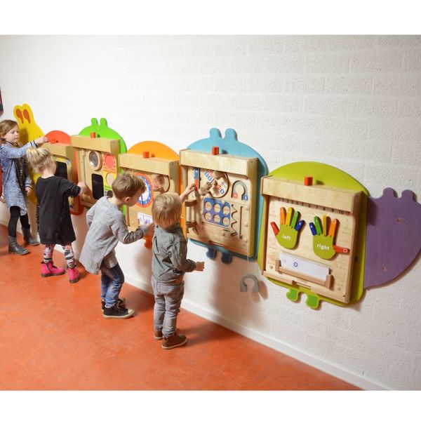 MASTERKIDZ System do Montażu 5 Ściennych Tablic Edukacyjnych Flex - Gąsienica zdjęcie 2