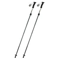 kijki trekkingowe nordic walking aluminiowe 110 - 130 cm - brązowe