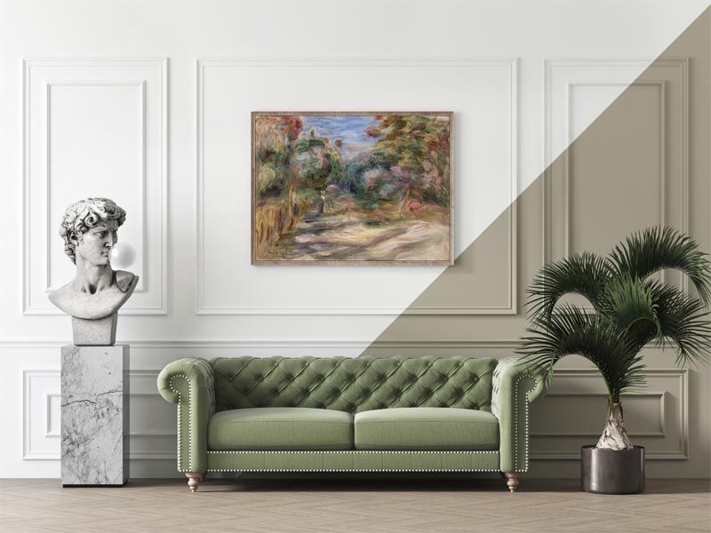 Landscape, Pierre-Auguste Renoir - plakat 91,5x61 cm zdjęcie 2