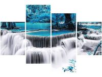 140CM 70 OBRAZ WODOSPAD DONG PEE SUA BLUE ŚCIENNY